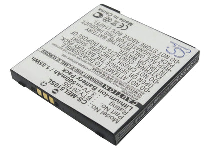 3.7V, 500mAh, Li-ion Battery fits Emporia, Elson El510, 1.85Wh