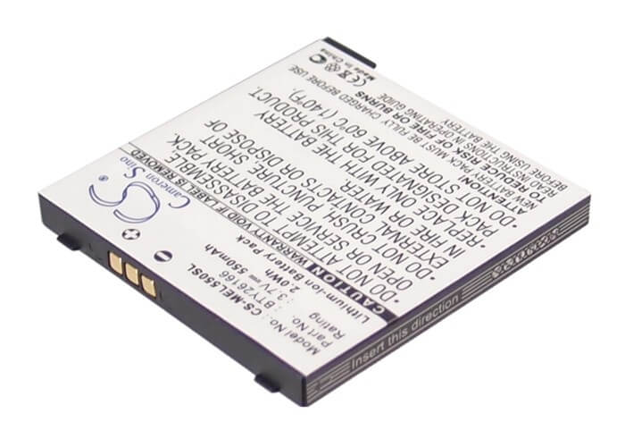 3.7V, 550mAh, Li-ion Battery fits Emporia, El550, 2.035Wh