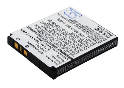 3.7V, 700mAh, Li-ion Battery fits Sharp, 932sh, 2.59Wh