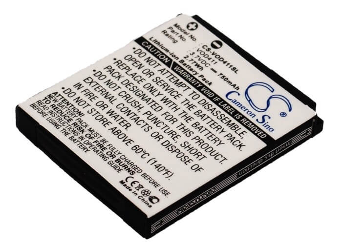 3.7V, 750mAh, Li-ion Battery fits Vodafone, 411, Vf411, 2.775Wh