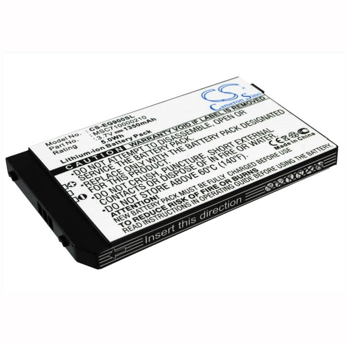 3.7V, 1350mAh, Li-ion Battery fits Toshiba, Portege G900, 4.995Wh