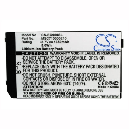 3.7V, 1350mAh, Li-ion Battery fits Toshiba, Portege G900, 4.995Wh