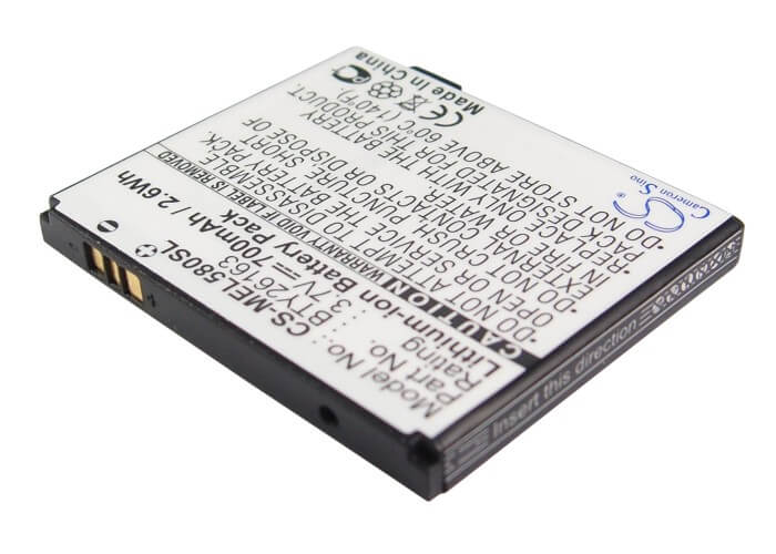 3.7V, 700mAh, Li-ion Battery fits Emporia, Elson El580, 2.59Wh