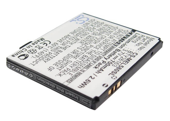 3.7V, 700mAh, Li-ion Battery fits Emporia, Elson El580, 2.59Wh