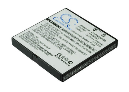 3.7V, 700mAh, Li-ion Battery fits Softbank, 705p, 705px, 2.59Wh