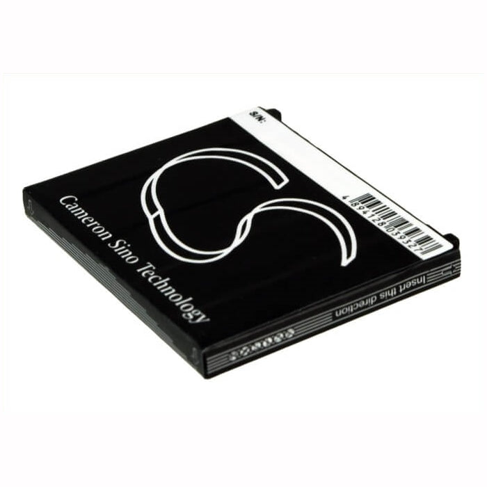 3.7V, 600mAh, Li-ion Battery fits Ntt Docomo, P-01b, P-02b, 2.22Wh