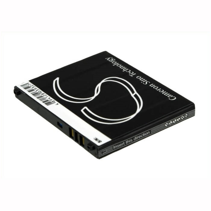 3.7V, 600mAh, Li-ion Battery fits Ntt Docomo, P-01b, P-02b, 2.22Wh