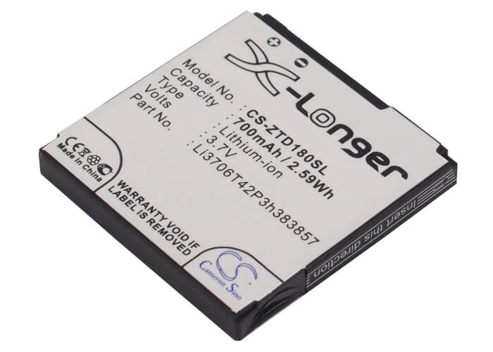 3.7V, 700mAh, Li-ion Battery fits Vodafone, 246, Vf246, 2.59Wh