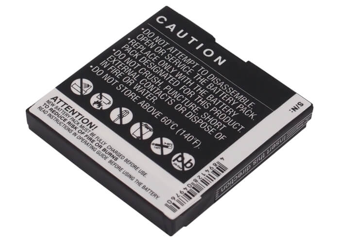 3.7V, 700mAh, Li-ion Battery fits Zte, A34, A39, 2.59Wh