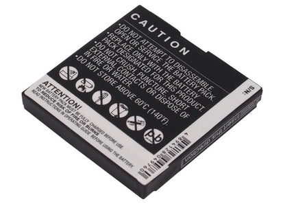 3.7V, 700mAh, Li-ion Battery fits Zte, A34, A39, 2.59Wh