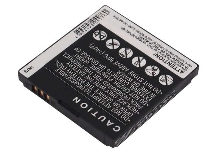 3.7V, 700mAh, Li-ion Battery fits Zte, A34, A39, 2.59Wh