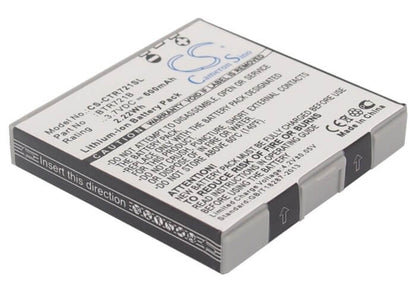 3.7V, 600mAh, Li-ion Battery fits Casio, C721, 2.22Wh