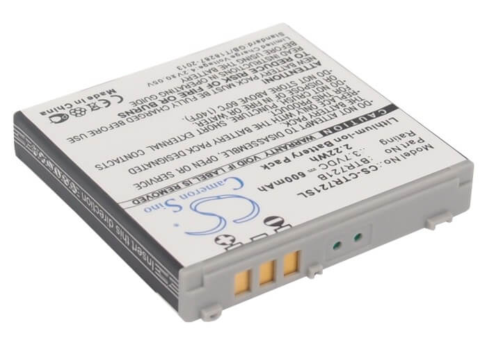 3.7V, 600mAh, Li-ion Battery fits Casio, C721, 2.22Wh