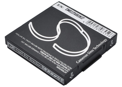 3.7V, 600mAh, Li-ion Battery fits Audiovox, Cdm-1400, Pcs-1400, 2.22Wh