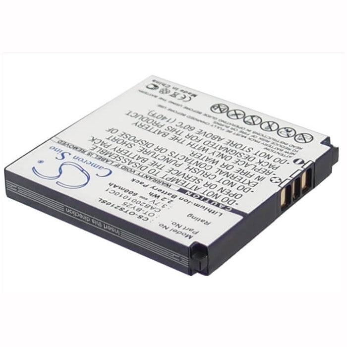 3.7V, 600mAh, Li-ion Battery fits Alcatel, One Touch 111, One Touch S120, 2.22Wh