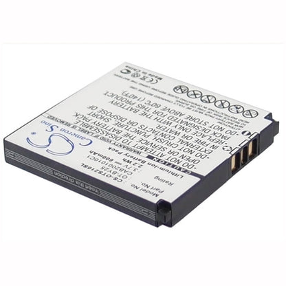 3.7V, 600mAh, Li-ion Battery fits Alcatel, One Touch 111, One Touch S120, 2.22Wh