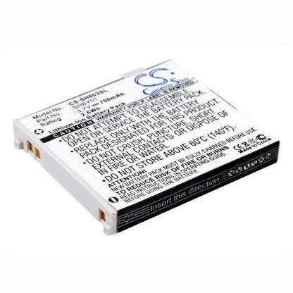 3.7V, 700mAh, Li-ion Battery fits Sharp, V603sh, 2.59Wh