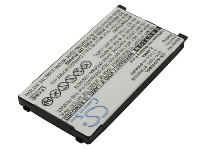 3.7V, 650mAh, Li-ion Battery fits Audiovox, Cdm-9500, 2.405Wh