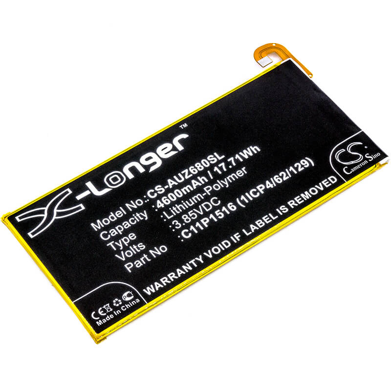 3.85V, 4600mAh, Li-Polymer Battery fits Asus, Zenfone 3 Ultra, Zenfone 3 Ultra Dual Sim, 17.71Wh