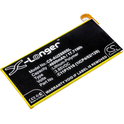 3.85V, 4600mAh, Li-Polymer Battery fits Asus, Zenfone 3 Ultra, Zenfone 3 Ultra Dual Sim, 17.71Wh