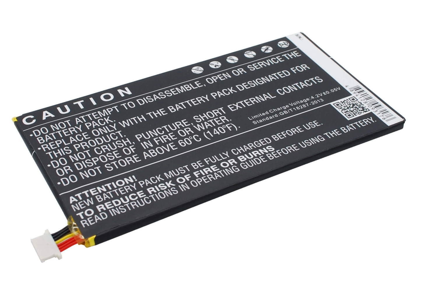 3.7V, 4000mAh, Li-Polymer Battery fits Verizon, Elipsis Qmv7a 7in, Elipsis Qmv7b, 14.8Wh
