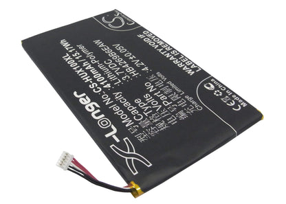 3.7V, 4100mAh, Li-Polymer Battery fits Huawei, Honor X1 4g 7d-504l, Honor X1 7d-504l, 15.17Wh