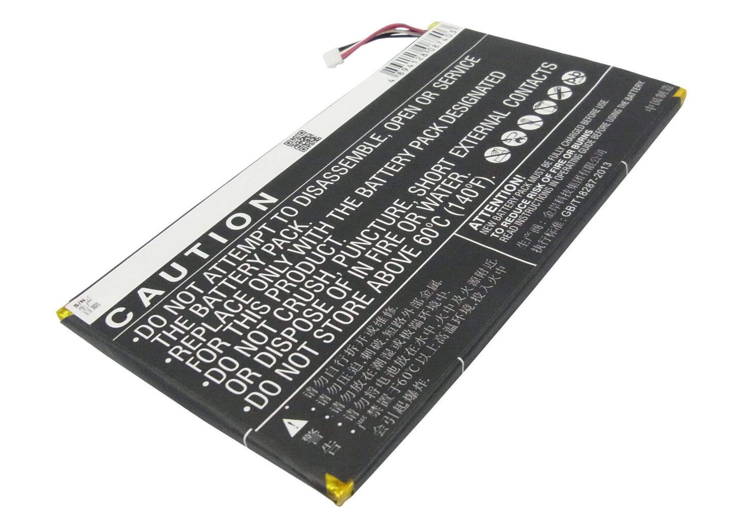 3.7V, 4100mAh, Li-Polymer Battery fits Huawei, Honor X1 4g 7d-504l, Honor X1 7d-504l, 15.17Wh