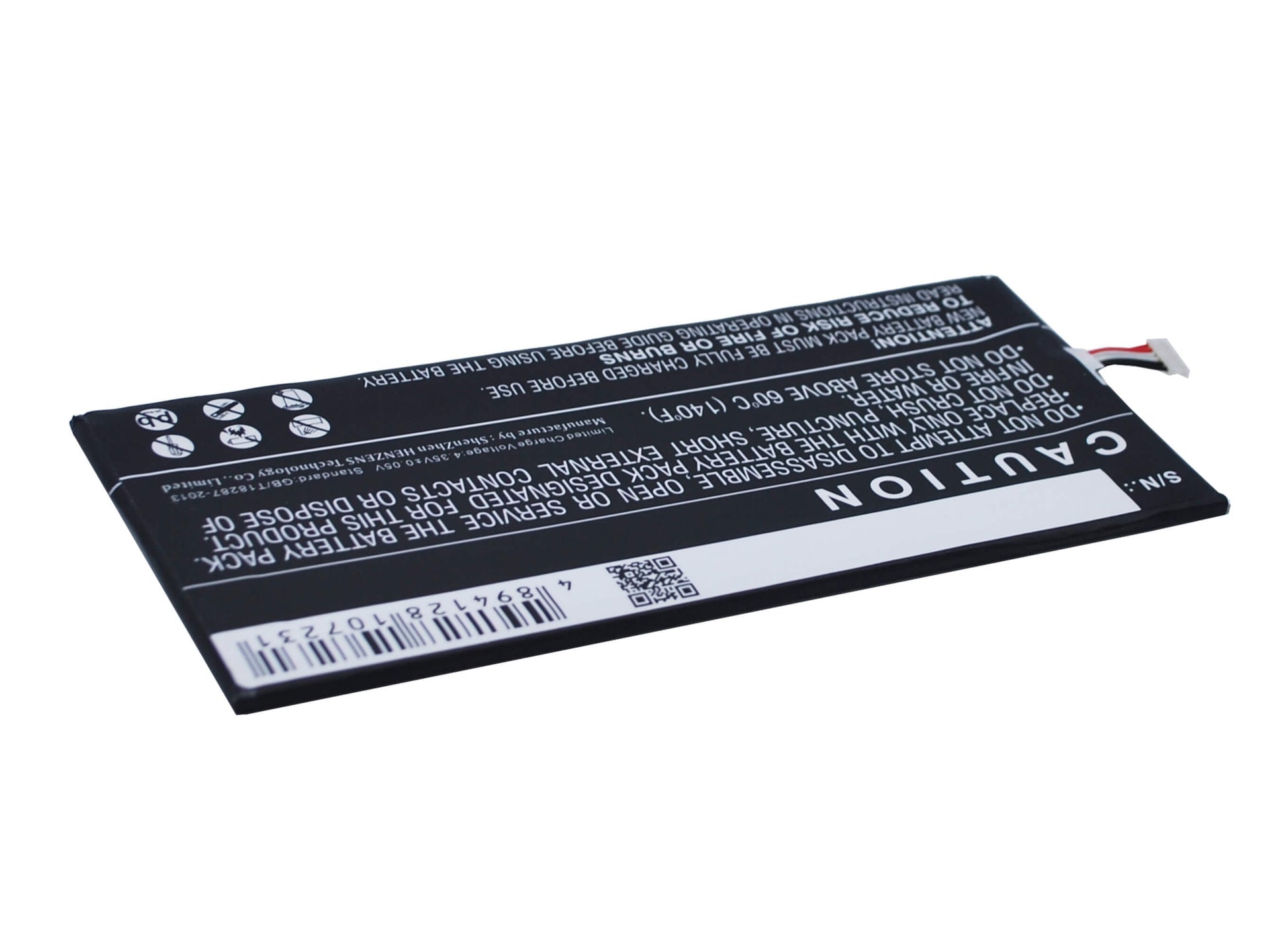 3.8V, 3000mAh, Li-Polymer Battery fits Blu, D700, D700a, 11.4Wh