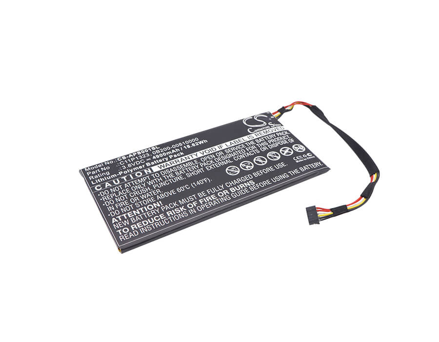 3.8V, 4900mAh, Li-Polymer Battery fits Asus, P93l, Padfone S, 18.62Wh