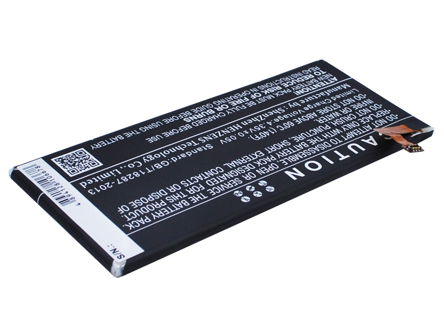 3.8V, 3200mAh, Li-Polymer Battery fits Zte, Grand M901c, Grand M901q, 12.16Wh
