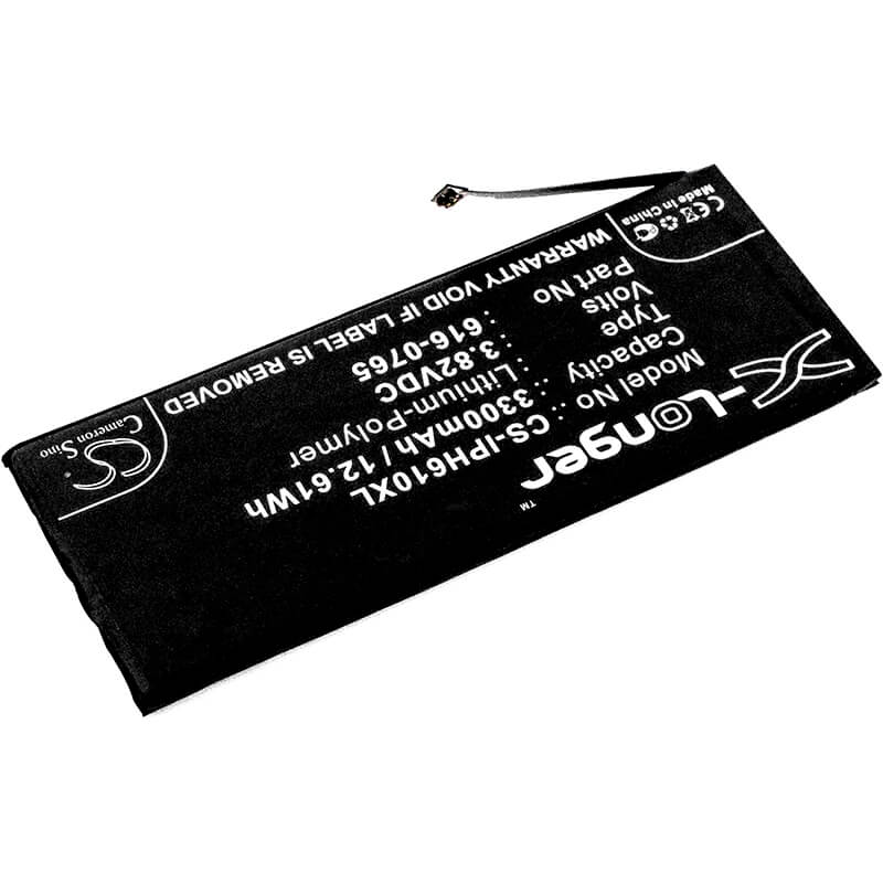 3.82V, 3300mAh, Li-Polymer Battery fits Apple, A1522, A1524, 12.606Wh