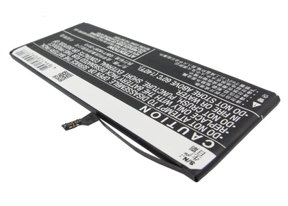 3.82V, 2900mAh, Li-Polymer Battery fits Apple, A1522, A1524, 11.078Wh