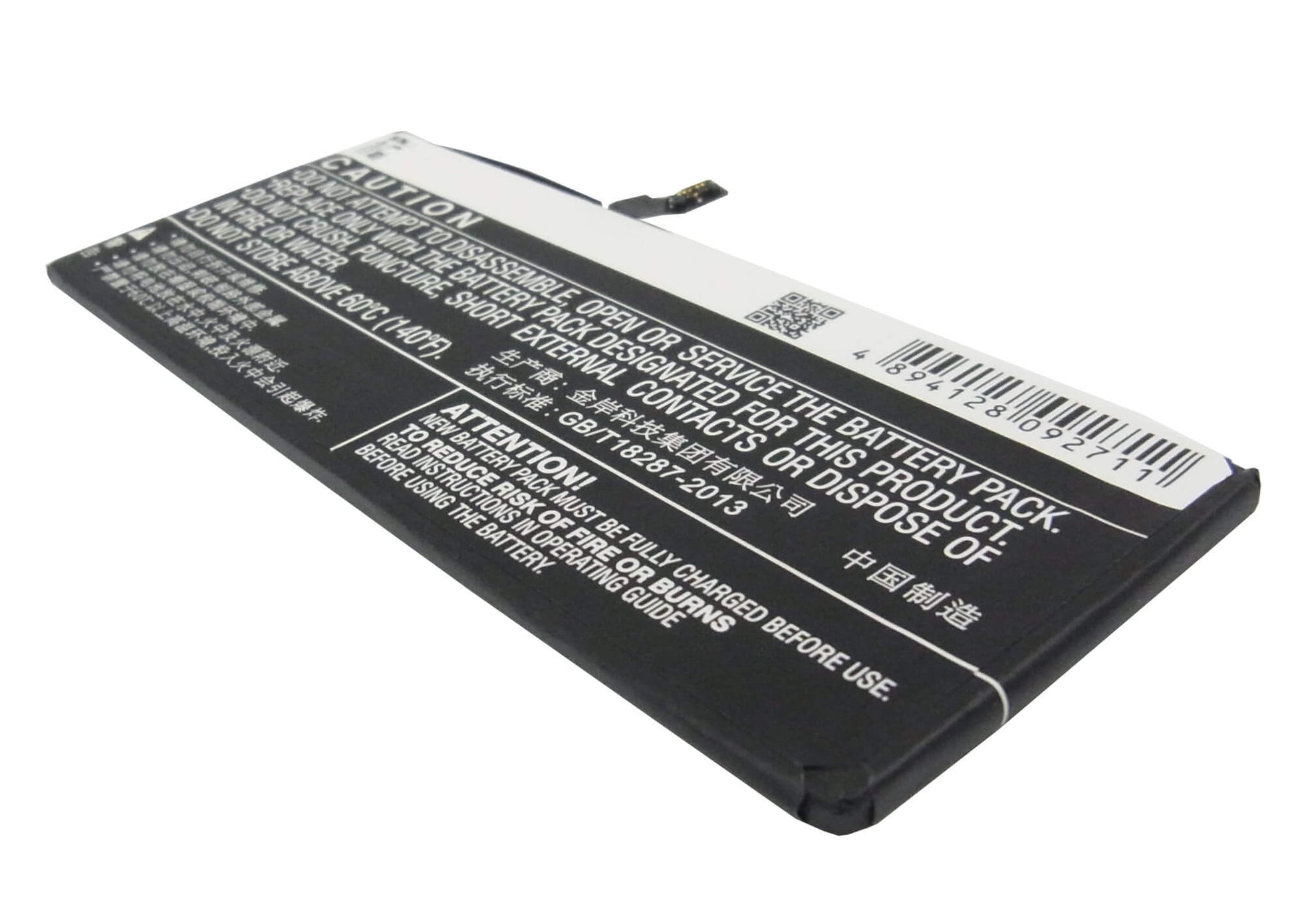 3.82V, 2900mAh, Li-Polymer Battery fits Apple, A1522, A1524, 11.078Wh