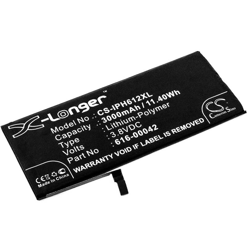 3.8V, 3000mAh, Li-Polymer Battery fits Apple, A1634, A1687, 11.4Wh