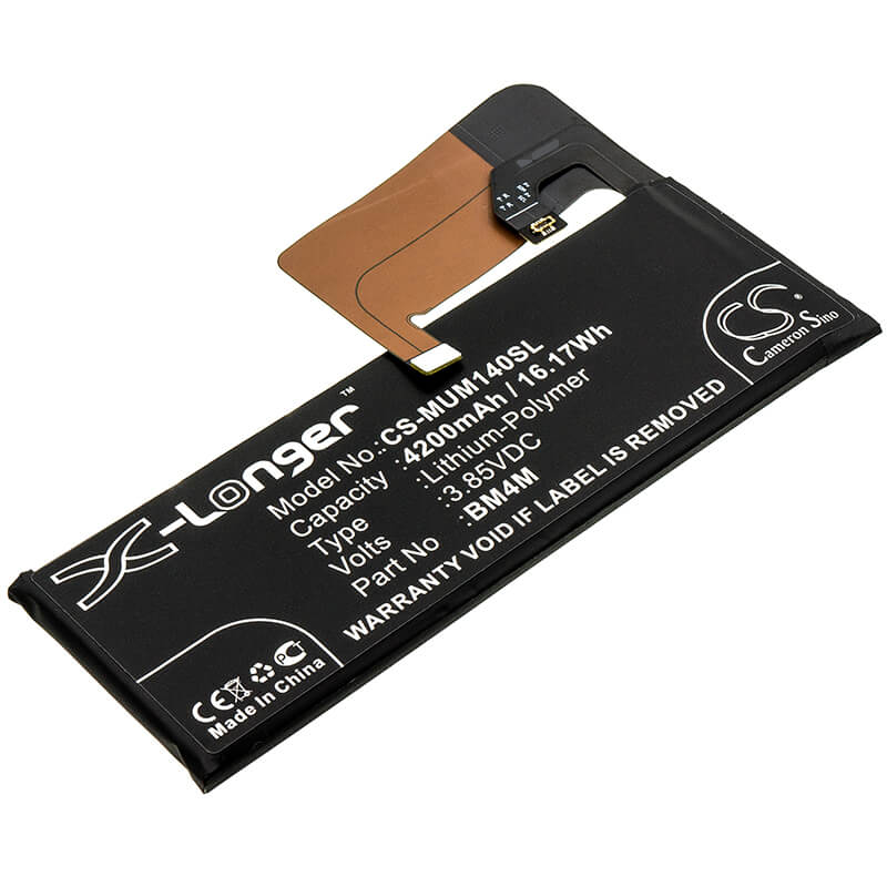 3.85V, 4200mAh, Li-Polymer Battery fits Xiaomi, M2001j1g, Mi 10 Pro, 16.17Wh