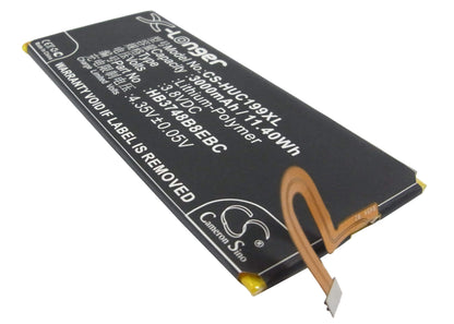 3.8V, 3000mAh, Li-Polymer Battery fits Huawei, Ascend G7, Ascend G7 Plus, 11.4Wh