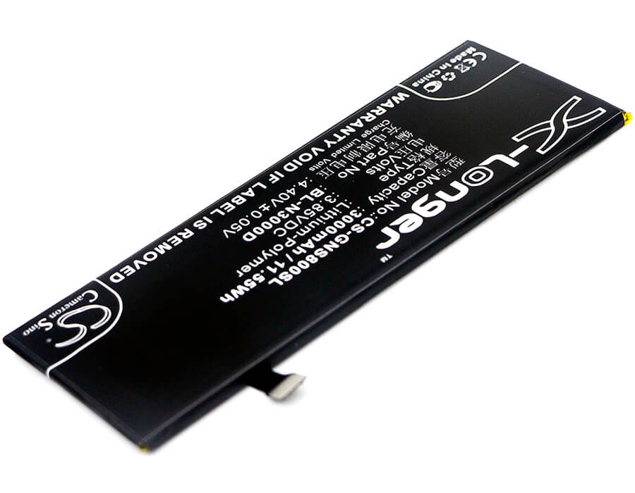 3.85V, 3000mAh, Li-Polymer Battery fits Blu, P0030uu, Pure Xr, 11.55Wh