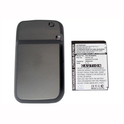 3.7V, 2400mAh, Li-Polymer Battery fits Dopod, C800, C858, 8.88Wh