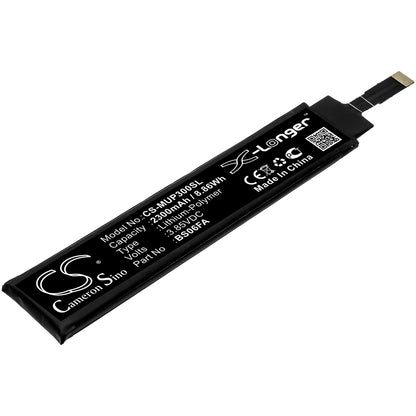 3.85V, 2300mAh, Li-Polymer Battery fits Xiaomi, Black Shark 3, Black Shark 3 5g, 8.855Wh