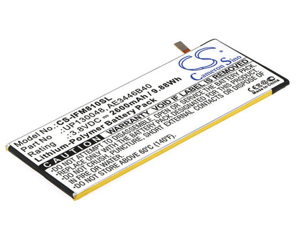 3.8V, 2600mAh, Li-Polymer Battery fits Infocus, M810, M810u M810t, 9.88Wh