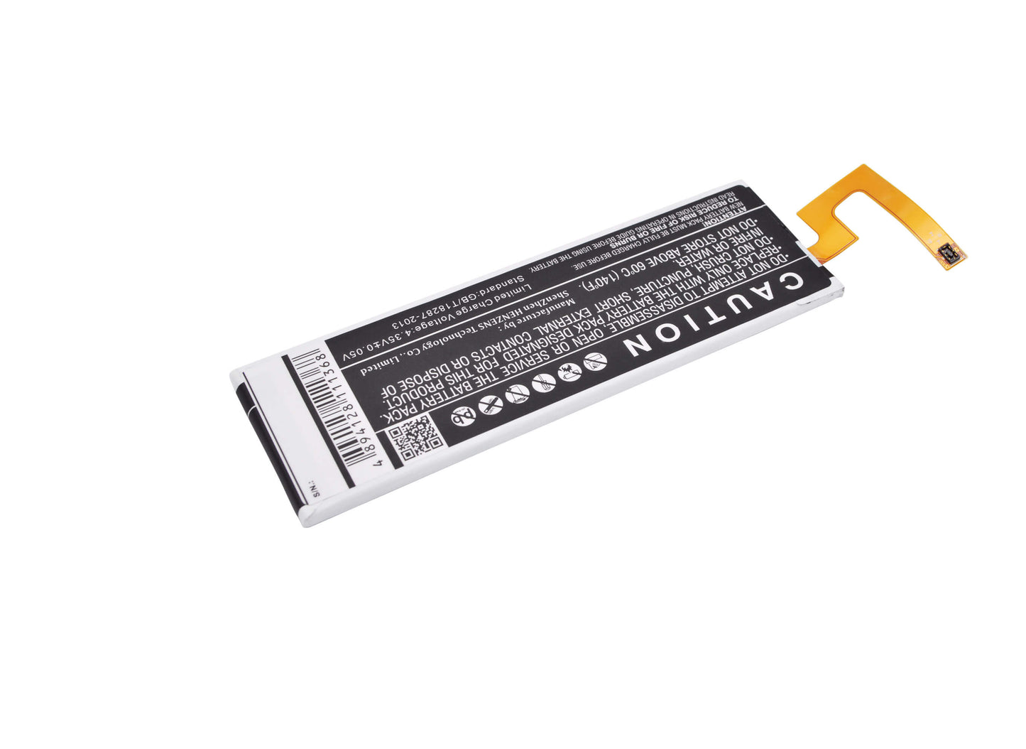 3.8V, 2600mAh, Li-Polymer Battery fits Sony Ericsson, E5606, E5633, 9.88Wh
