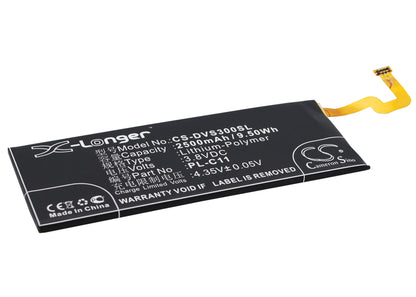 3.8V, 2500mAh, Li-Polymer Battery fits Doov, Isuper S3, 9.5Wh
