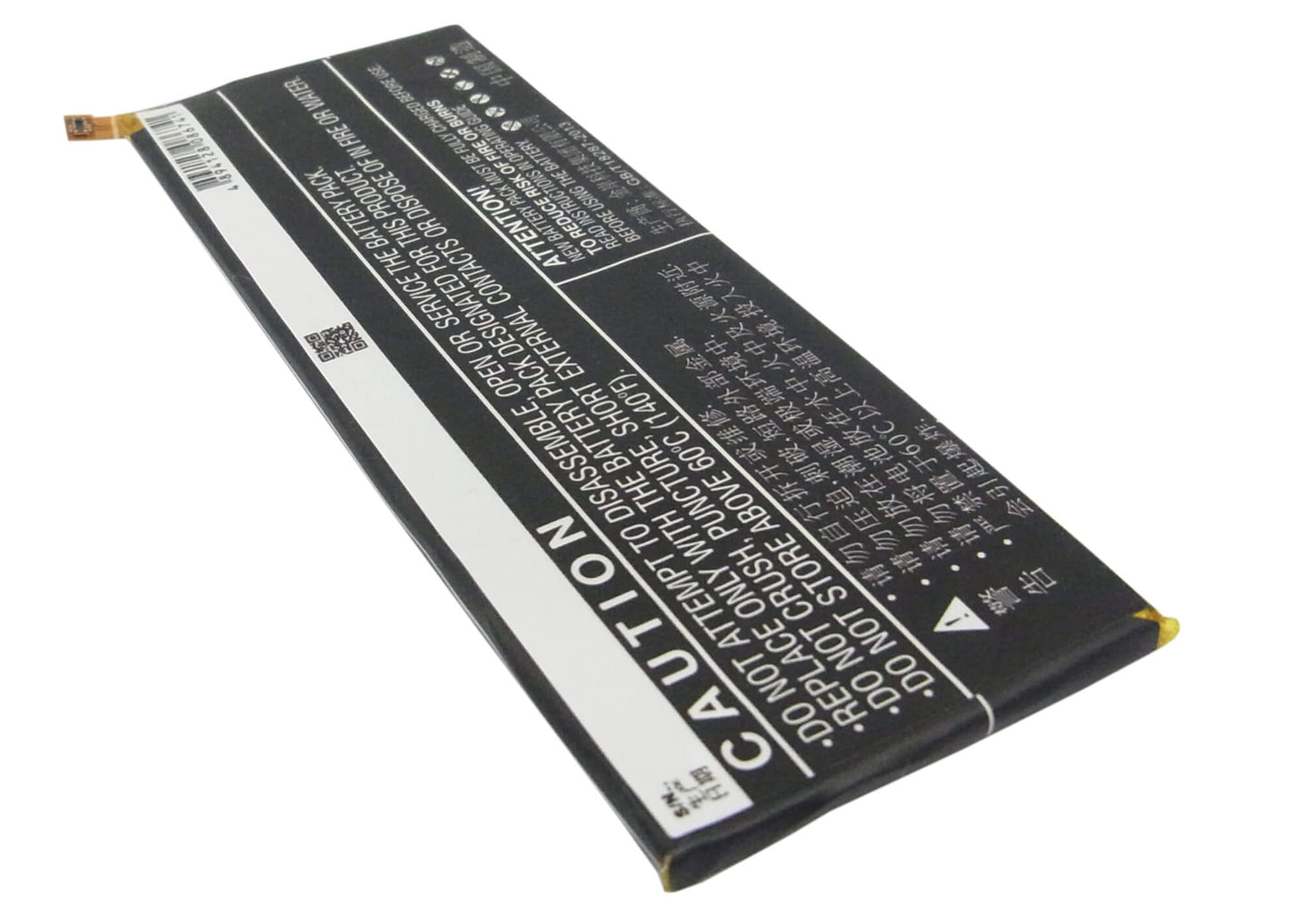 3.8V, 2460mAh, Li-Polymer Battery fits Huawei, Ascend P7, Ascend P7-l00, 9.348Wh