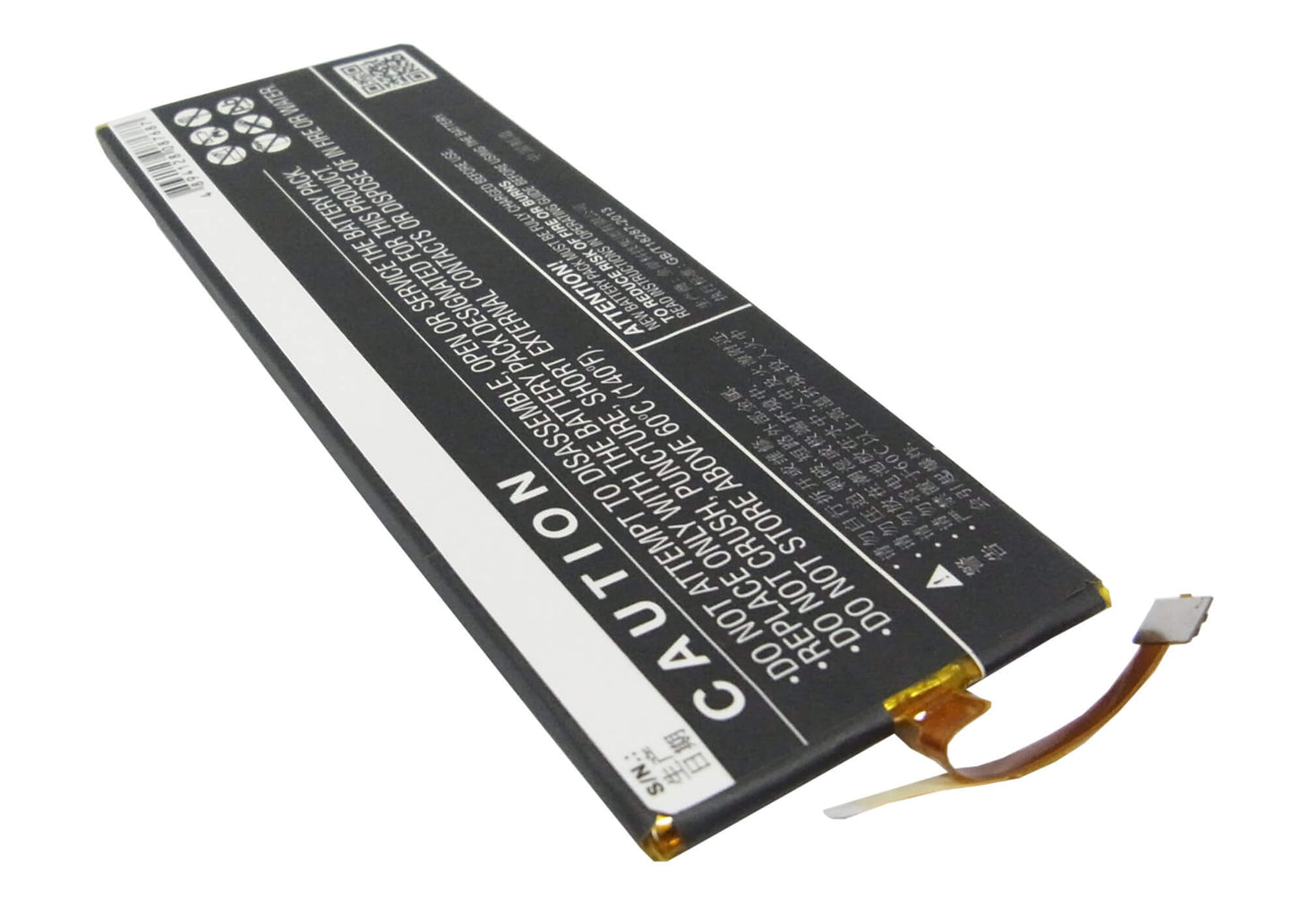 3.8V, 3000mAh, Li-Polymer Battery fits Huawei, Ath-al00, Ath-cl00, 11.4Wh