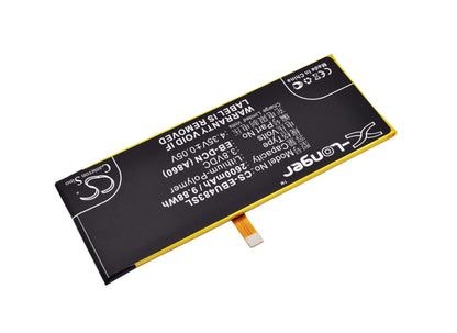 3.8V, 2600mAh, Li-Polymer Battery fits Ebest, U5483, 9.88Wh
