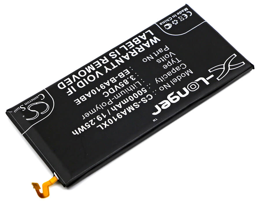 3.85V, 5000mAh, Li-Polymer Battery fits Samsung, Galaxy A9 Pro 2016, Galaxy A9 Pro 2016 Duos Td-lte, 19.25Wh