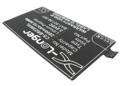 3.8V, 2800mAh, Li-Polymer Battery fits Blackberry, A10, Aristo, 10.64Wh