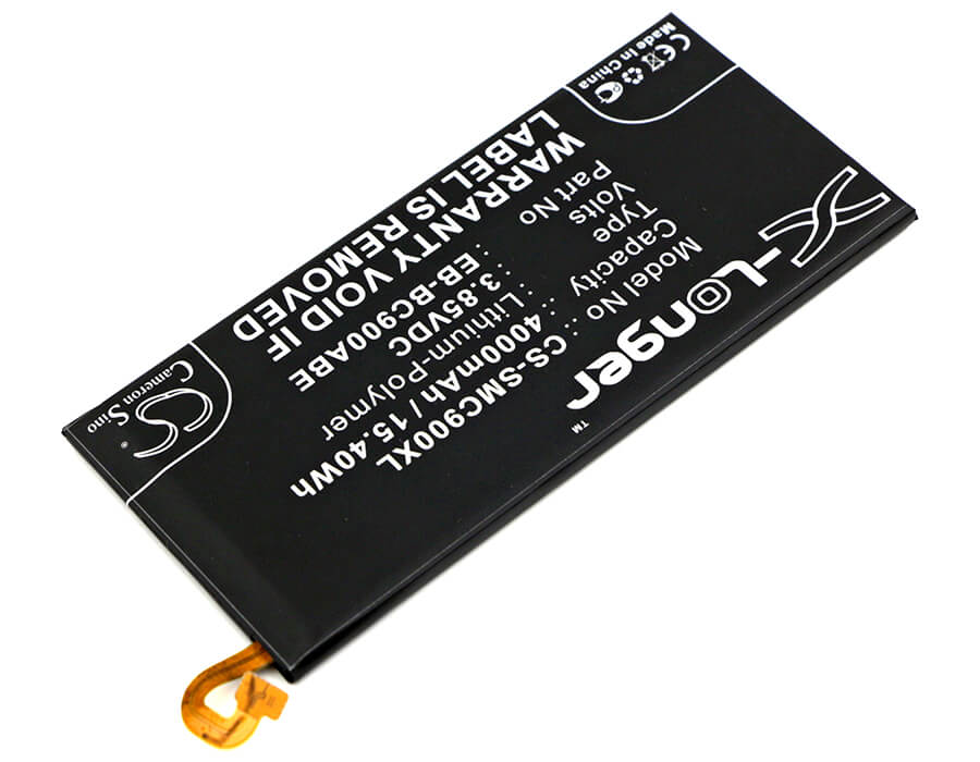 3.85V, 4000mAh, Li-Polymer Battery fits Samsung, Galaxy C9 Pro, Galaxy C9 Pro Duos, 15.4Wh