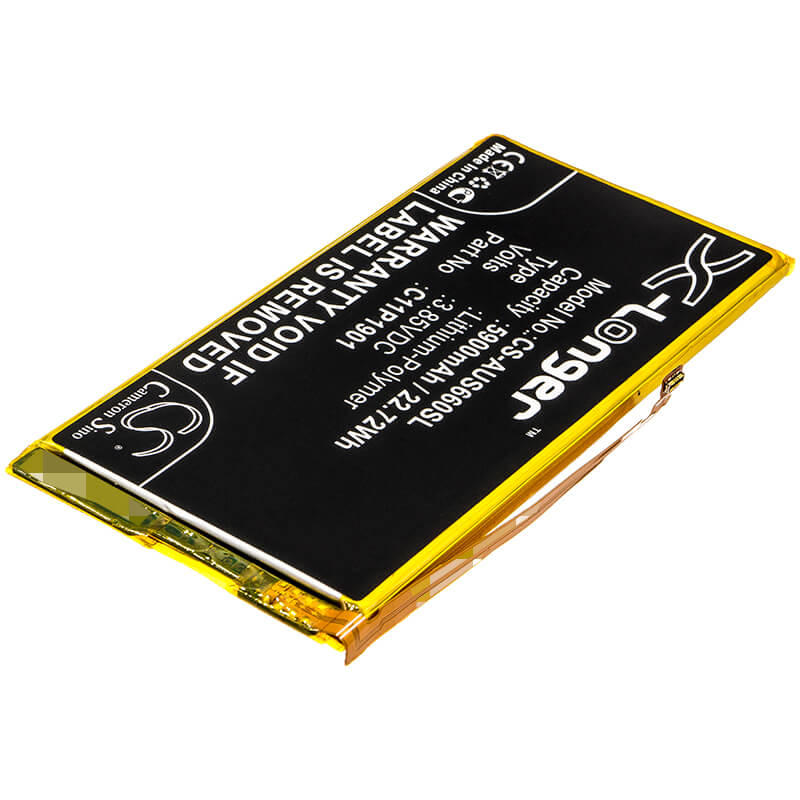 3.85V, 5900mAh, Li-Polymer Battery fits Asus, I001d, Rog Phone 2, 22.715Wh