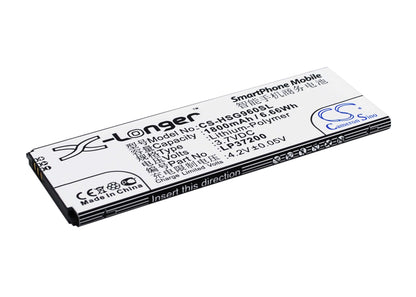 3.7V, 1800mAh, Li-Polymer Battery fits Hisense, Hs-g960, Hs-t960, 6.66Wh